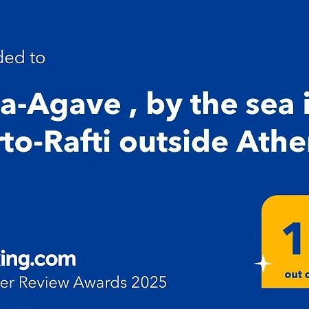 Villa Villa-agave , By The Sea In Porto-rafti Outside Athens